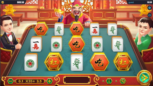 Mahjong King is a Chinese Mahjong Themed Slot Game Provided by the Vendor Partner DreamTech - BgSofts